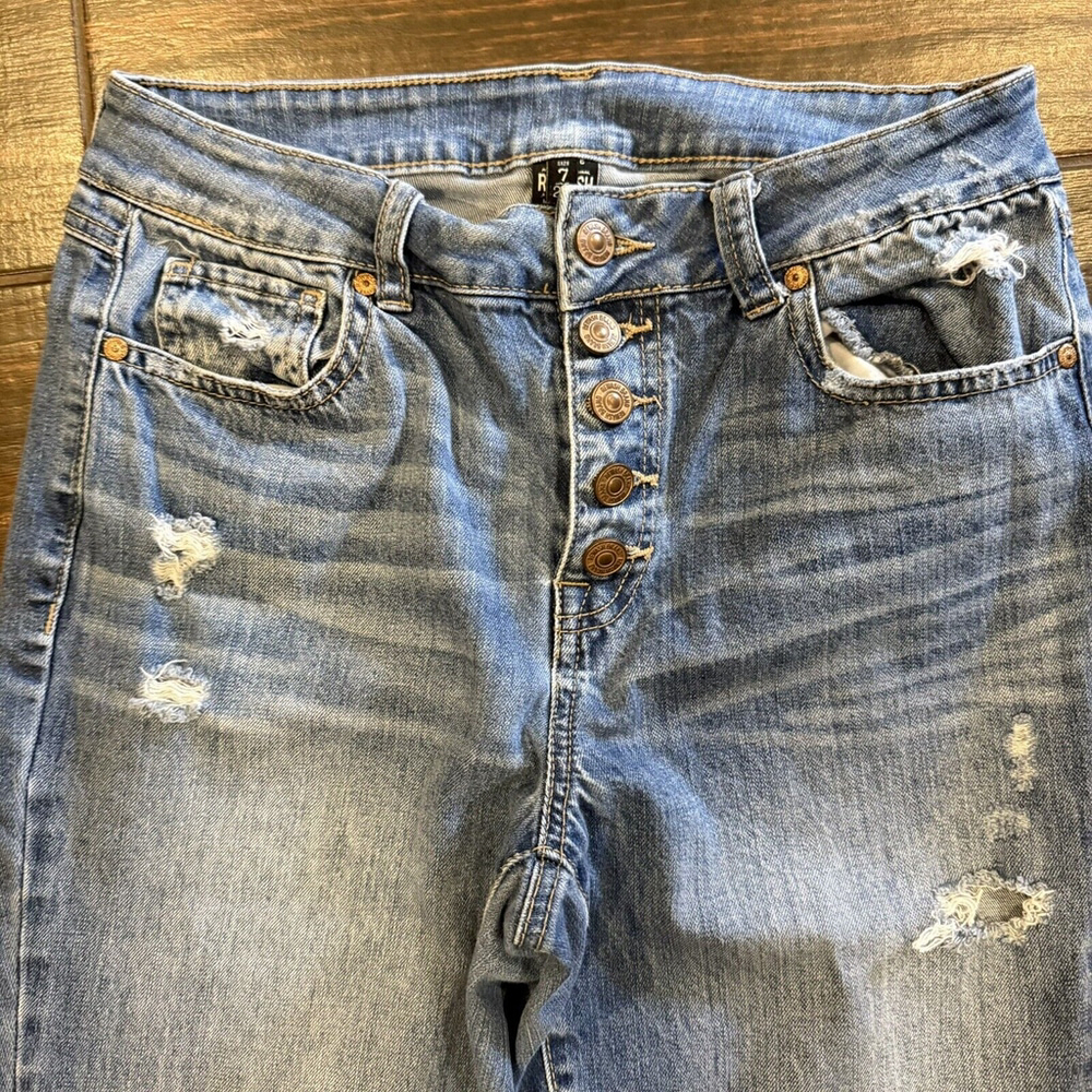 American Original Rewash Brand Jeans Womens Size 7/28 Cut Offs - Picture 7 of 10